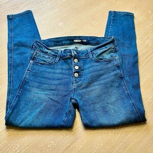 Old navy rockstar super skinny button down jeans